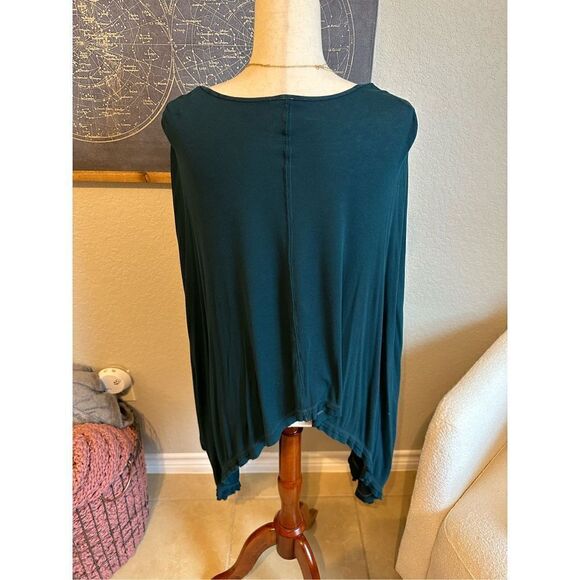 Free People Scoop Neck Oversized Flowy Women’s Top Size M OB476942 - Picture 2 of 8